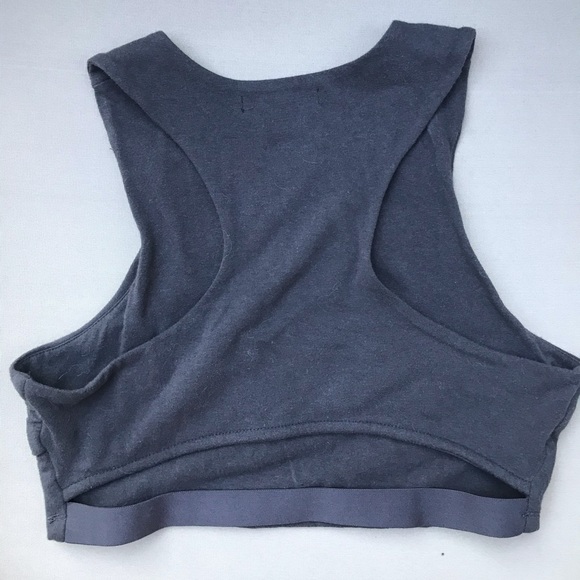 Kendall and Kylie grey cropped tank size: S - Picture 2 of 4